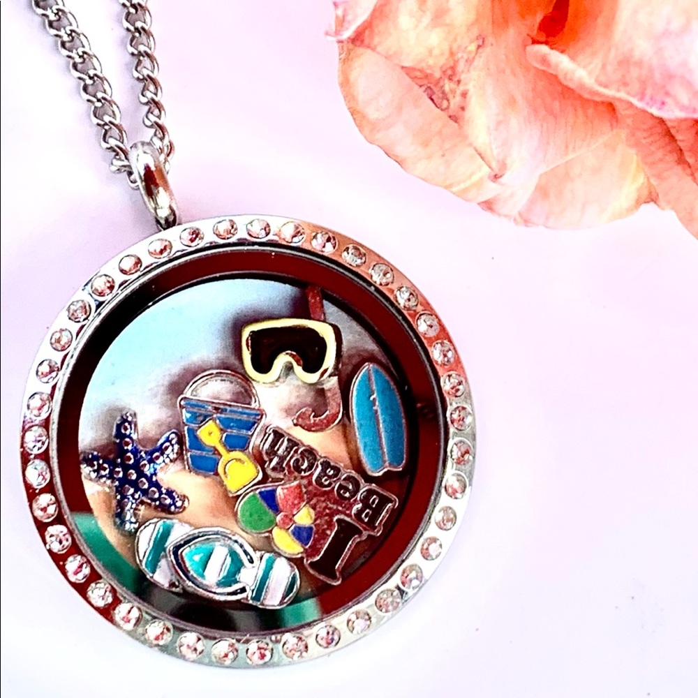 5 Single Floating Charms for Lockets + Birthstone Crystals! Refresh your Locket!